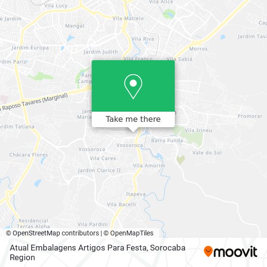 Atual Embalagens Artigos Para Festa map