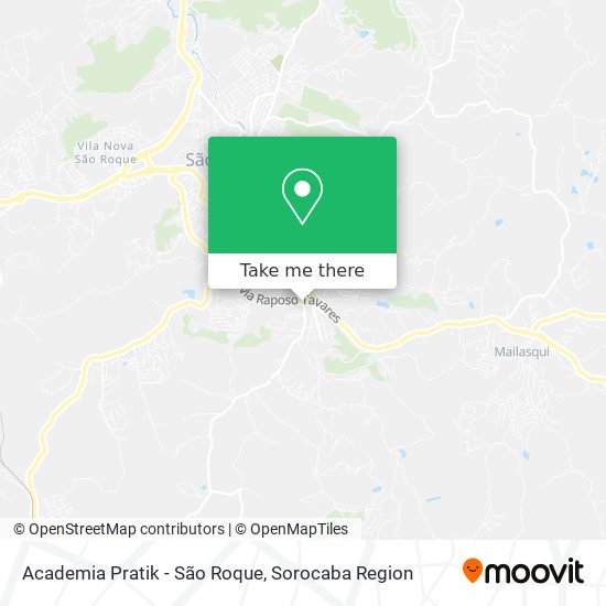 Academia Pratik - São Roque map