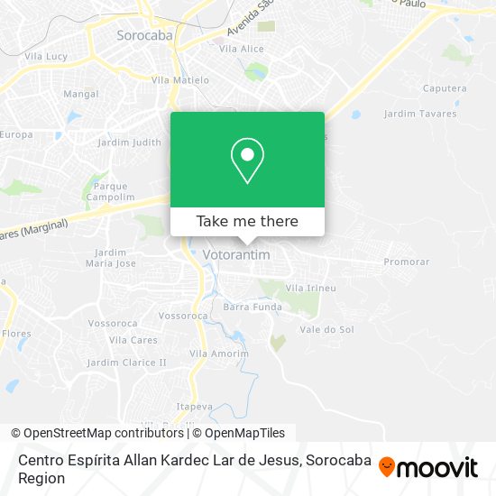 Centro Espírita Allan Kardec Lar de Jesus map