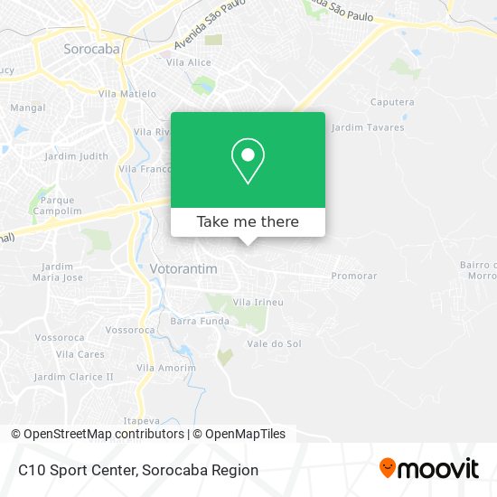 C10 Sport Center map