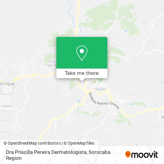 Mapa Dra Priscilla Pereira Dermatologista