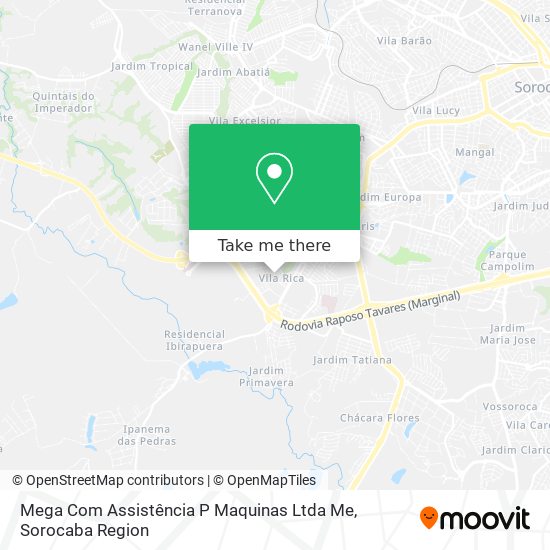 Mega Com Assistência P Maquinas Ltda Me map