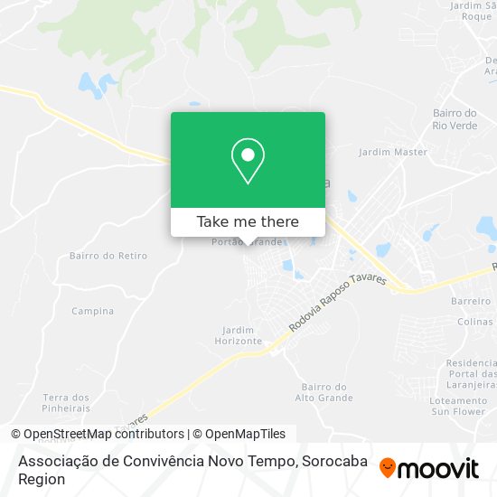 Associação de Convivência Novo Tempo map