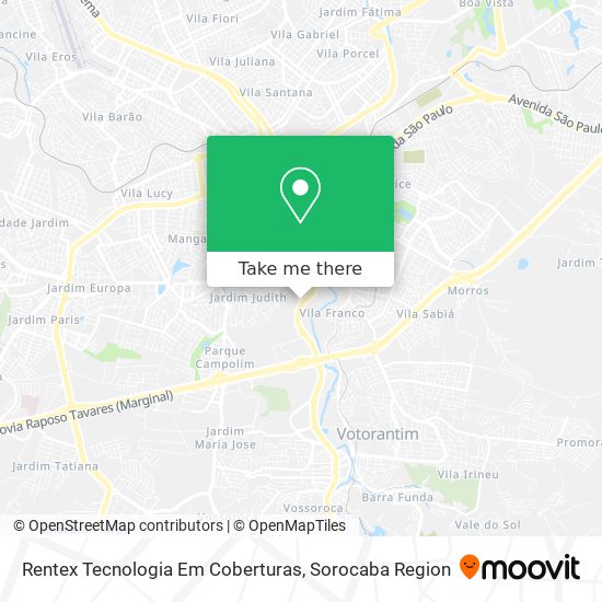 Rentex Tecnologia Em Coberturas map