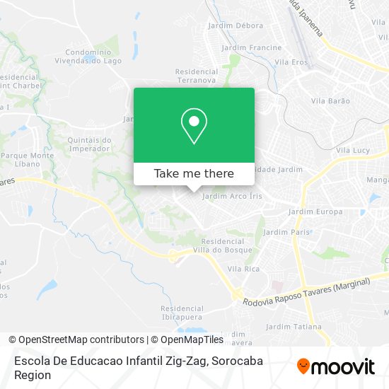 Mapa Escola De Educacao Infantil Zig-Zag