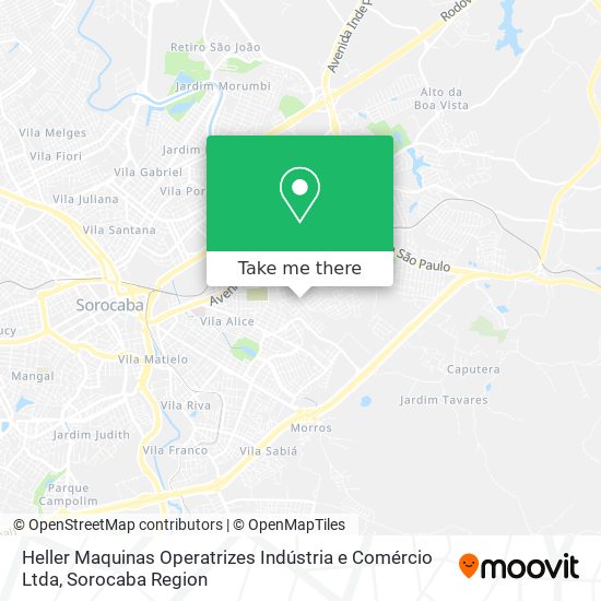 Heller Maquinas Operatrizes Indústria e Comércio Ltda map