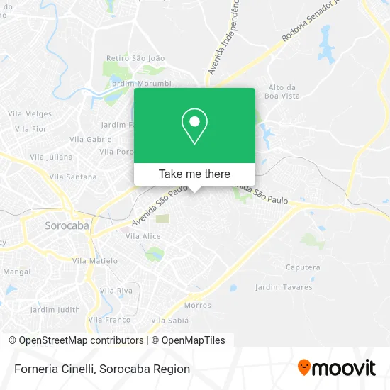 Forneria Cinelli map