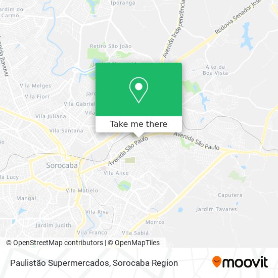 Mapa Paulistão Supermercados