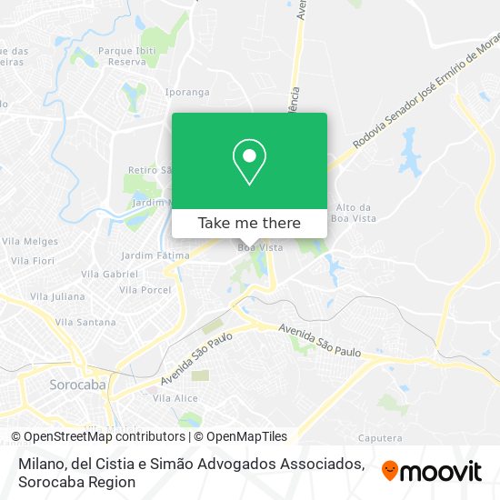 Milano, del Cistia e Simão Advogados Associados map
