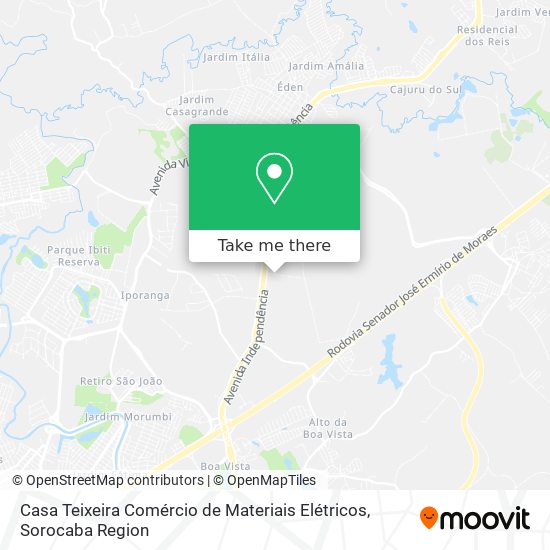 Casa Teixeira Comércio de Materiais Elétricos map
