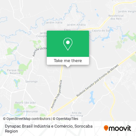 Mapa Dynapac Brasil Indústria e Comércio