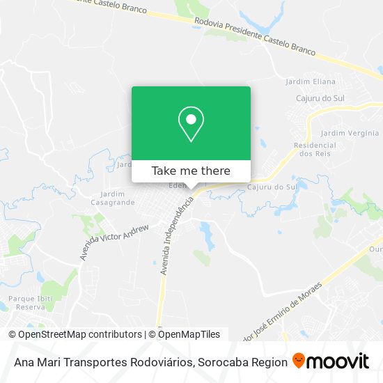 Ana Mari Transportes Rodoviários map