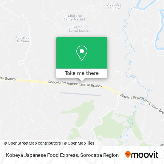 Kobeyá Japanese Food Express map