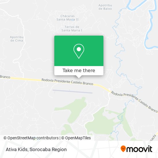 Ativa Kids map