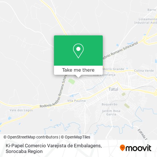 Ki-Papel Comercio Varejista de Embalagens map