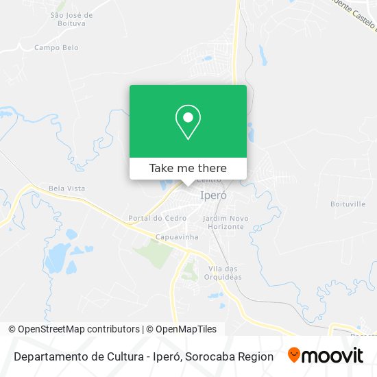 Departamento de Cultura - Iperó map