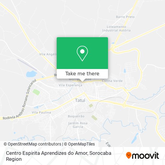 Centro Espirita Aprendizes do Amor map