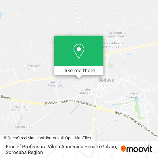 Emeief Professora Vilma Aparecida Penatti Galvao map