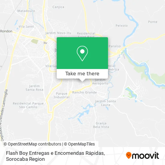 Flash Boy Entregas e Encomendas Rápidas map