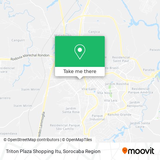 Triton Plaza Shopping Itu map