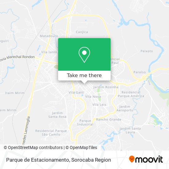 Parque de Estacionamento map