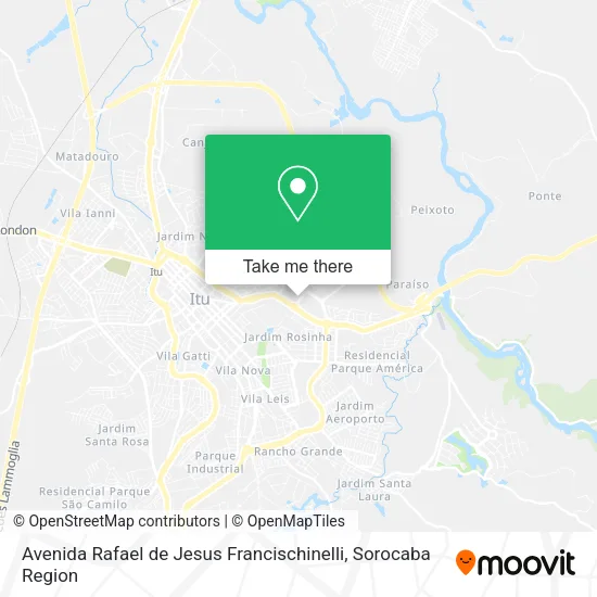 Avenida Rafael de Jesus Francischinelli map