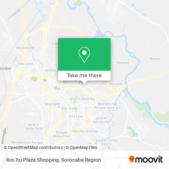 ibis Itu Plaza Shopping map