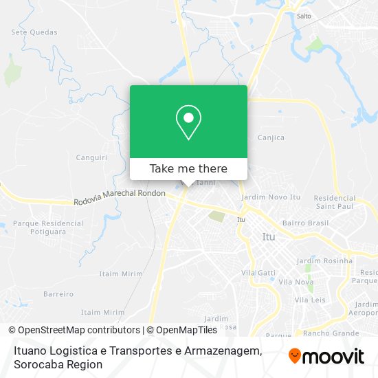 Ituano Logistica e Transportes e Armazenagem map