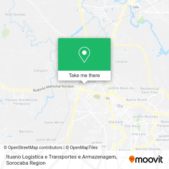 Ituano Logistica e Transportes e Armazenagem map