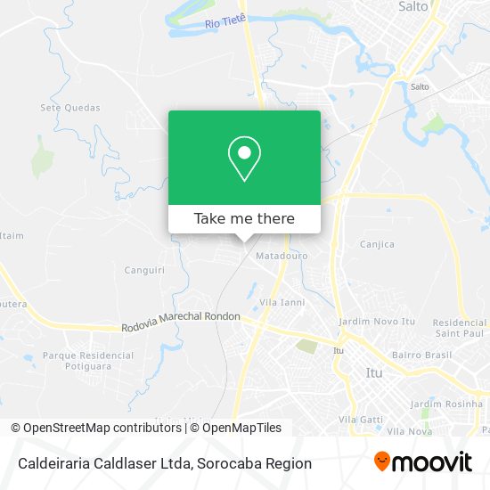 Caldeiraria Caldlaser Ltda map