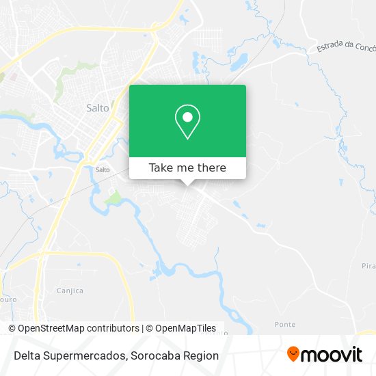 Delta Supermercados map