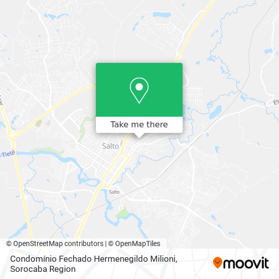 Condomínio Fechado Hermenegildo Milioni map