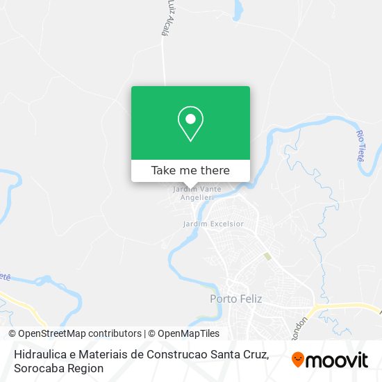 Hidraulica e Materiais de Construcao Santa Cruz map