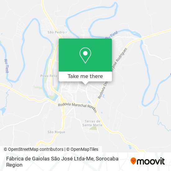 Fábrica de Gaiolas São José Ltda-Me map