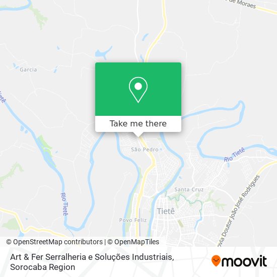 Mapa Art & Fer Serralheria e Soluções Industriais