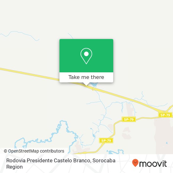 Mapa Rodovia Presidente Castelo Branco