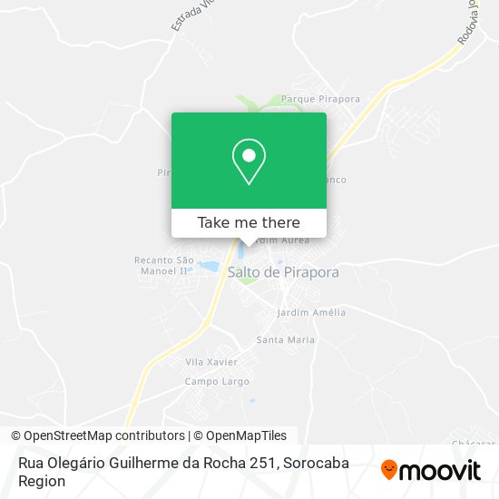 Mapa Rua Olegário Guilherme da Rocha 251