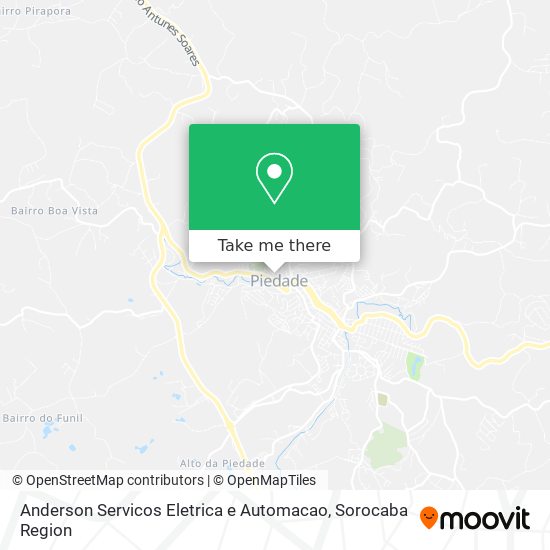 Anderson Servicos Eletrica e Automacao map