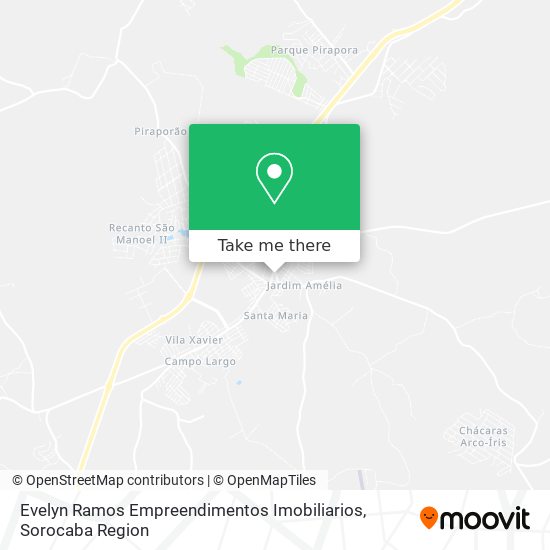 Mapa Evelyn Ramos Empreendimentos Imobiliarios