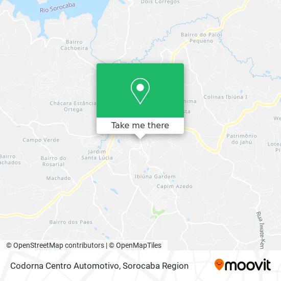 Codorna Centro Automotivo map