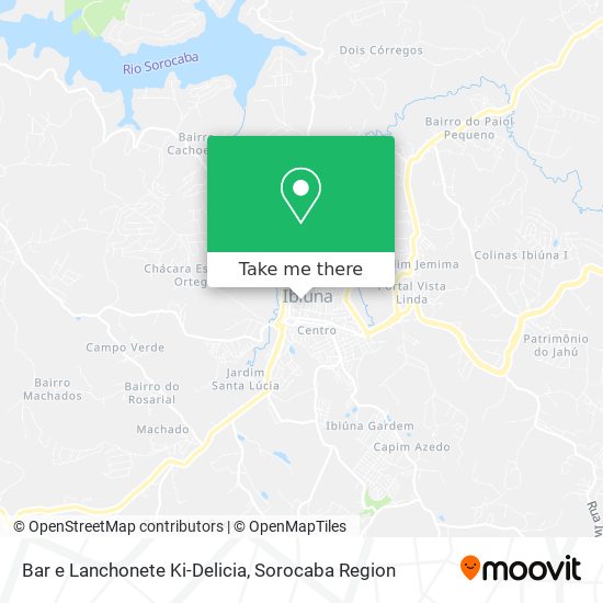 Bar e Lanchonete Ki-Delicia map
