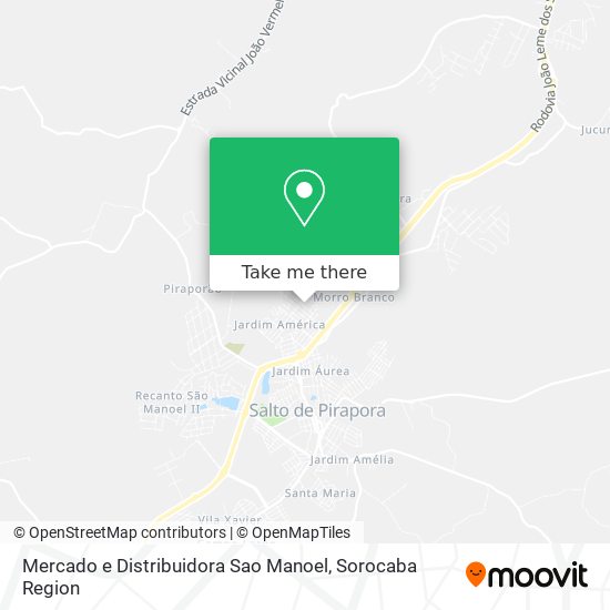 Mapa Mercado e Distribuidora Sao Manoel