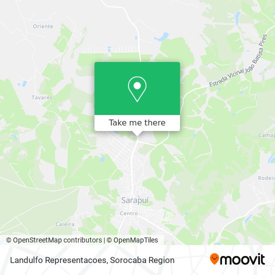 Landulfo Representacoes map