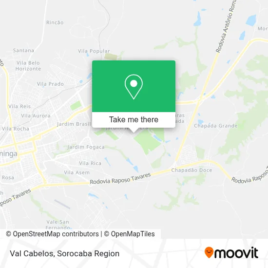 Val Cabelos map