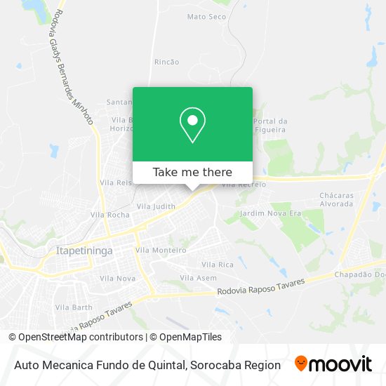 Auto Mecanica Fundo de Quintal map