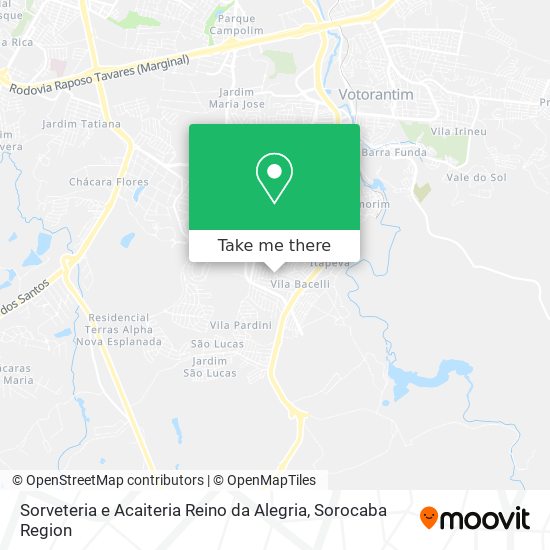 Sorveteria e Acaiteria Reino da Alegria map