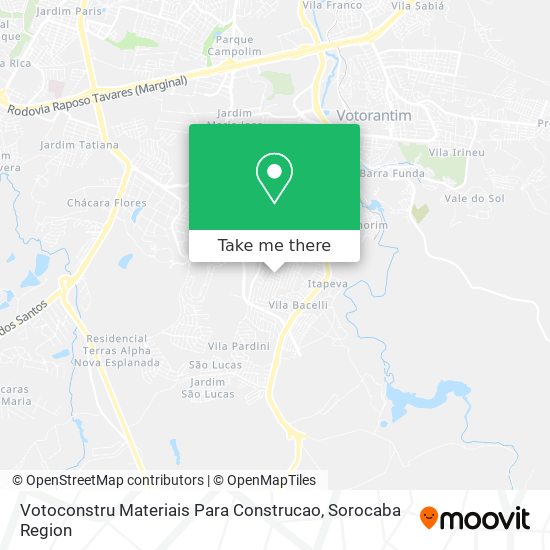 Mapa Votoconstru Materiais Para Construcao