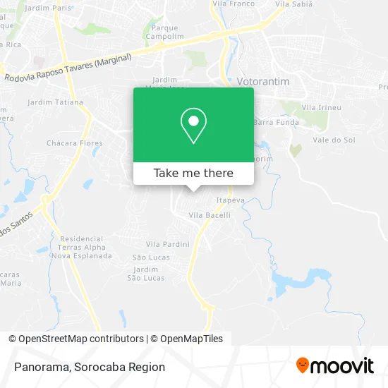 Panorama map