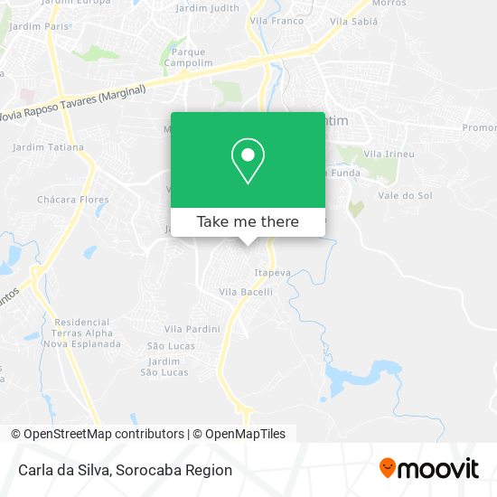 Mapa Carla da Silva