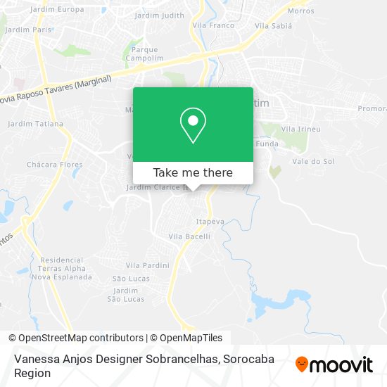 Vanessa Anjos Designer Sobrancelhas map